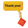 Thank You Dangler Pin Pack of 5